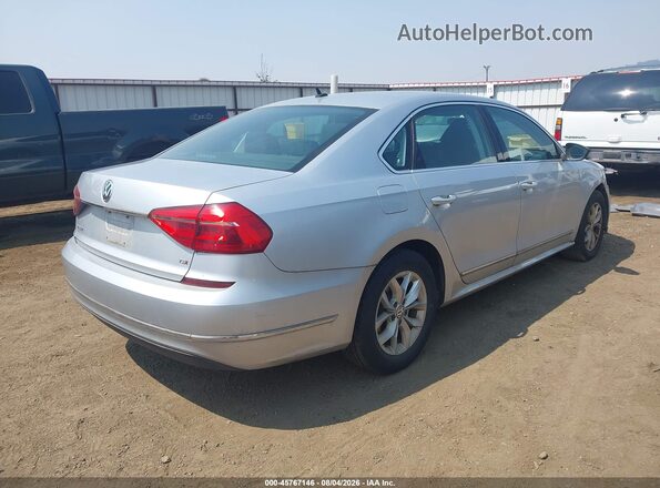 1VWAS7A32GC029442 2016 VOLKSWAGEN PASSAT Silver Trasero derecho