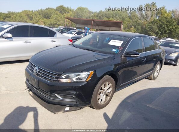1VWAS7A34GC035131 2016 VOLKSWAGEN PASSAT Black Передня ліва чверть