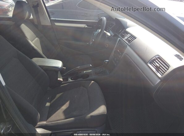 1VWAS7A34GC035131 2016 VOLKSWAGEN PASSAT Black Вид салону спереду