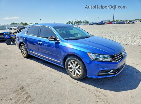 1VWAS7A35GC027359 2016 VOLKSWAGEN PASSAT Синий Передняя правая четверть