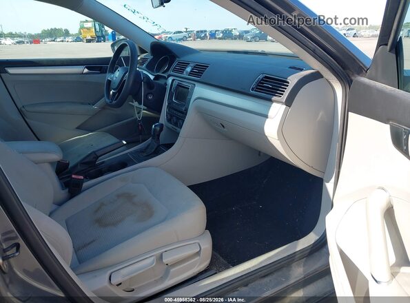 1VWAS7A37GC047788 2016 VOLKSWAGEN PASSAT Gray წინა სალონის ხედი