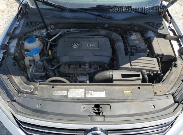 1VWAT7A30GC052618 2016 VOLKSWAGEN PASSAT Серебряный Вид задней части салона