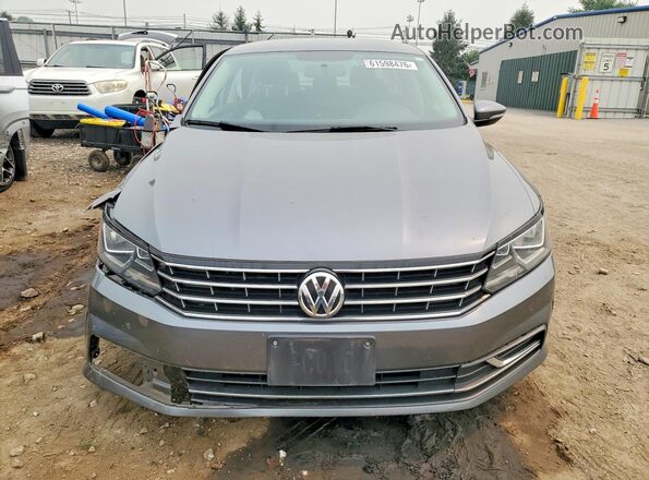 1VWAT7A30GC059939 2016 VOLKSWAGEN PASSAT Gray Front view