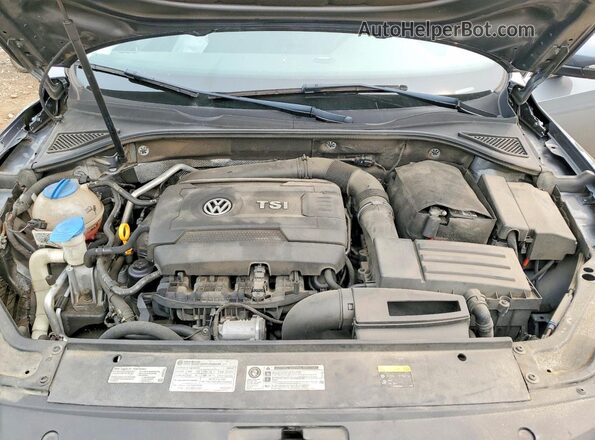 1VWAT7A30GC059939 2016 VOLKSWAGEN PASSAT Gray Rear interior view
