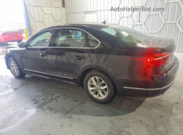 1VWAT7A30HC006725 2017 VOLKSWAGEN PASSAT Black უკანა მარცხენა