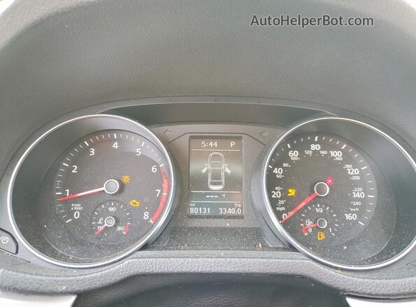 1VWAT7A30HC050580 2017 VOLKSWAGEN PASSAT Синий Вид щитка приборов