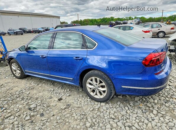 1VWAT7A31HC080963 2017 VOLKSWAGEN PASSAT Синий Задняя левая четверть
