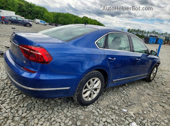 1VWAT7A31HC080963 2017 VOLKSWAGEN PASSAT Синий Задняя правая четверть