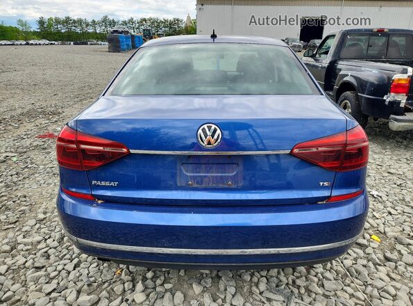 1VWAT7A31HC080963 2017 VOLKSWAGEN PASSAT Синий Вид сзади