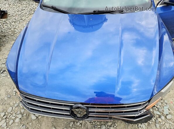 1VWAT7A31HC080963 2017 VOLKSWAGEN PASSAT Синий Вид задней части салона