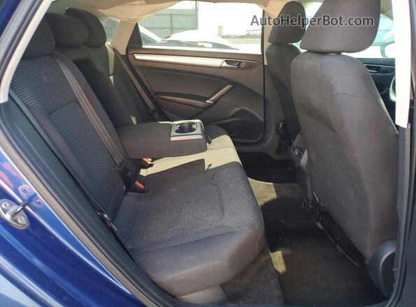 1VWAT7A32GC042026 2016 VOLKSWAGEN PASSAT Синий Вид задних сидений