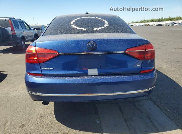 1VWAT7A32GC042026 2016 VOLKSWAGEN PASSAT Синий Вид сзади