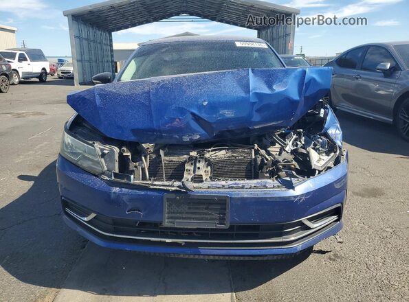 1VWAT7A32GC042026 2016 VOLKSWAGEN PASSAT Синий Вид спереди