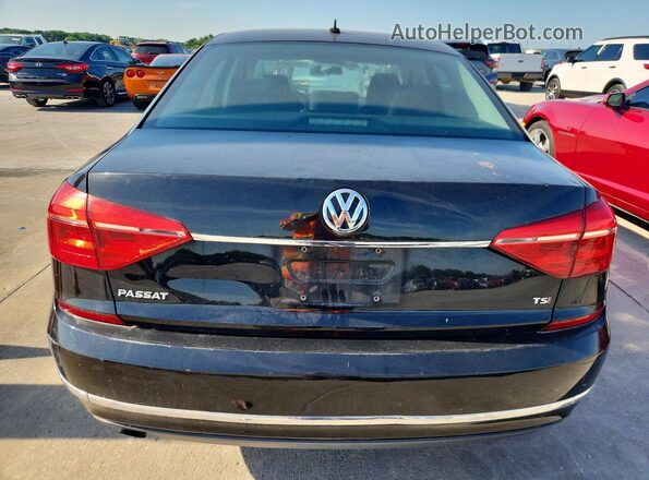 1VWAT7A33GC057456 2016 VOLKSWAGEN PASSAT Black Widok z tyłu