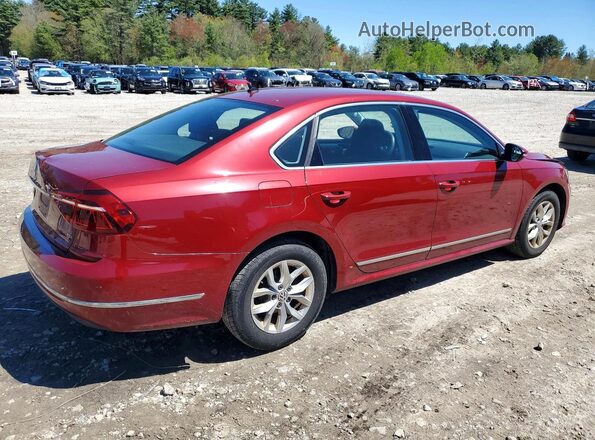 1VWAT7A33HC030193 2017 VOLKSWAGEN PASSAT Red Rear right