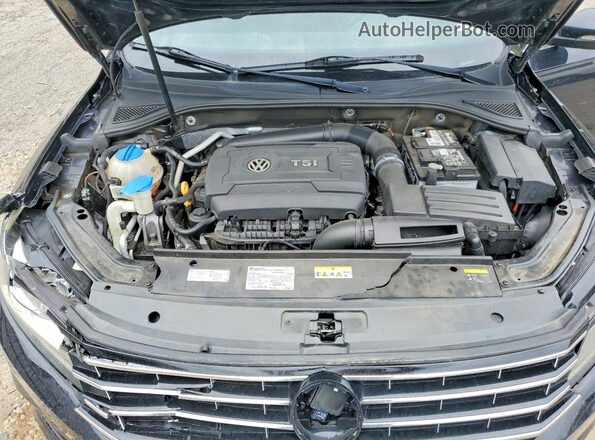 1VWAT7A33HC044076 2017 VOLKSWAGEN PASSAT Black Widok wnętrza z tyłu