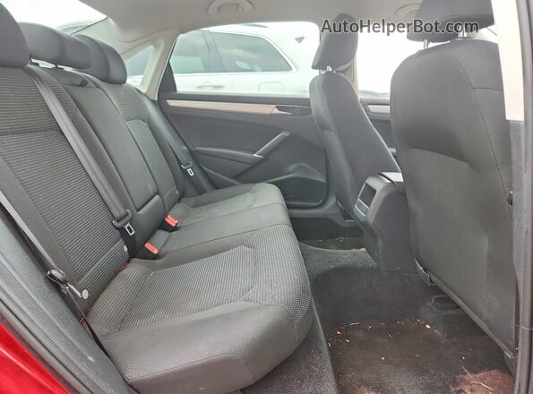 1VWAT7A34GC056431 2016 VOLKSWAGEN PASSAT Burgundy Vista de los asientos traseros