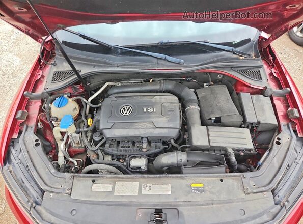 1VWAT7A34GC056431 2016 VOLKSWAGEN PASSAT Burgundy Vista interior trasera