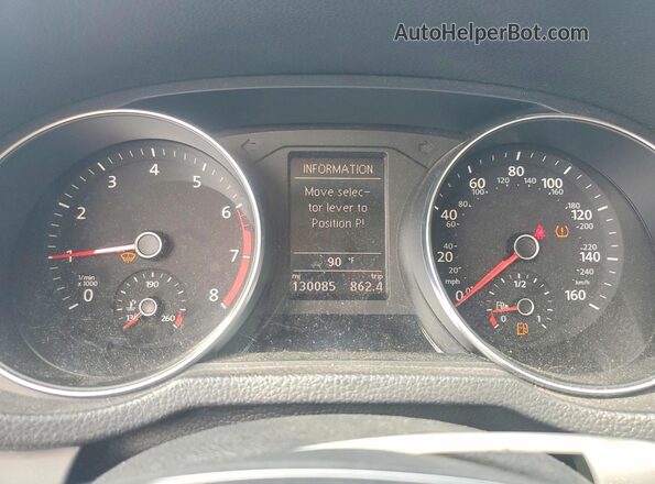 1VWAT7A35HC024492 2017 VOLKSWAGEN PASSAT Gray Vista del cuadro de instrumentos