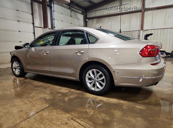 1VWAT7A37GC024461 2016 VOLKSWAGEN PASSAT Желто-коричневый Задняя левая четверть
