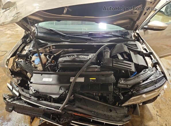 1VWAT7A37GC024461 2016 VOLKSWAGEN PASSAT Желто-коричневый Вид задней части салона