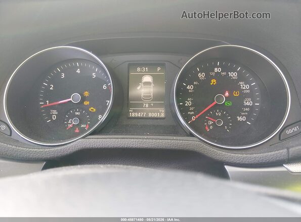 1VWAT7A37GC038229 2016 VOLKSWAGEN PASSAT Gray უკანა სავარძლების ხედი