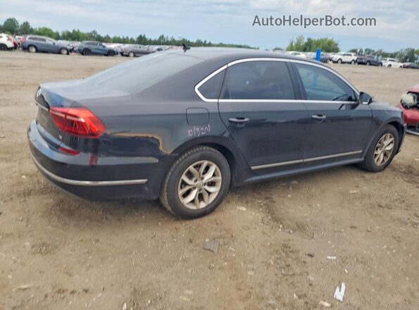 1VWAT7A37HC017205 2017 VOLKSWAGEN PASSAT Black Tył prawy