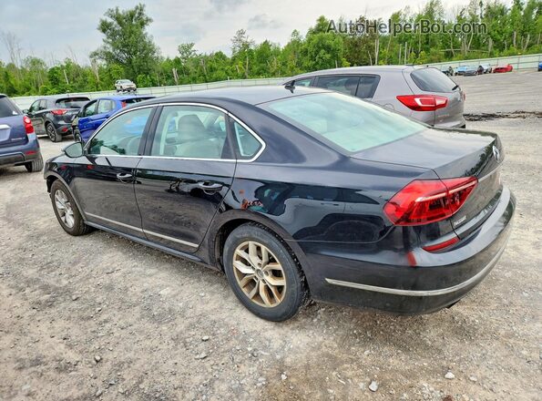 1VWAT7A37HC068235 2017 VOLKSWAGEN PASSAT Black Tył lewy