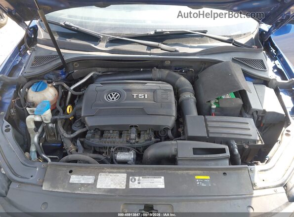 1VWAT7A38GC005983 2016 VOLKSWAGEN PASSAT Blue უკანა ხედი