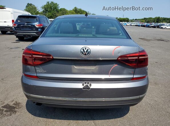 1VWAT7A38HC031839 2017 VOLKSWAGEN PASSAT Silver Vista trasera