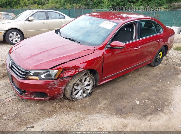 1VWAT7A39GC012425 2016 VOLKSWAGEN PASSAT Red Передня ліва чверть