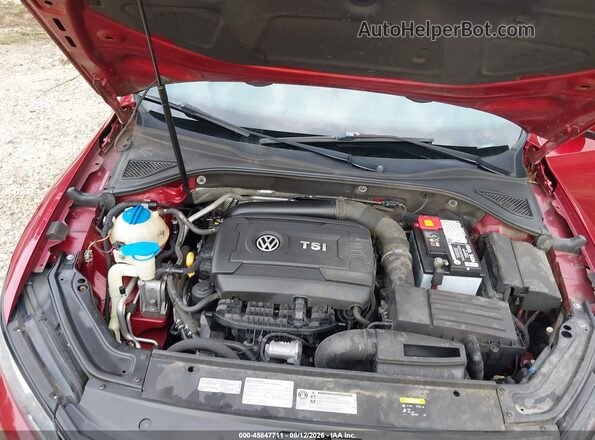 1VWAT7A39GC012425 2016 VOLKSWAGEN PASSAT Red Вид ззаду