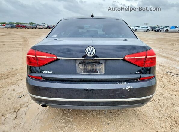 1VWAT7A39GC033470 2016 VOLKSWAGEN PASSAT Black Հետևի տեսք