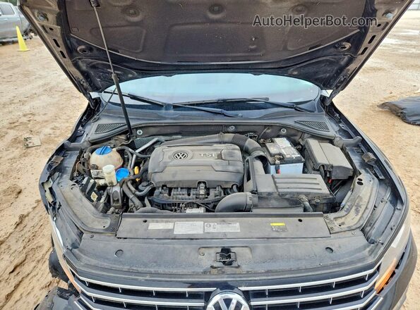 1VWAT7A39GC033470 2016 VOLKSWAGEN PASSAT Black Սալոնի հետևի տեսք