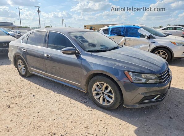 1VWAT7A39HC086199 2017 VOLKSWAGEN PASSAT Серый Передняя правая четверть