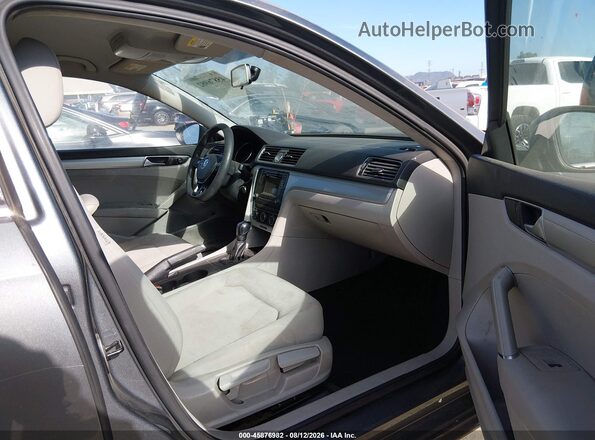 1VWAT7A3XGC049239 2016 VOLKSWAGEN PASSAT Gray Vista interior delantera