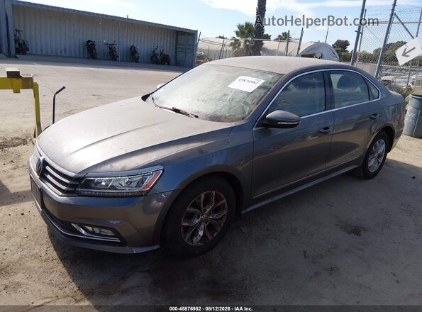 1VWAT7A3XGC049239 2016 VOLKSWAGEN PASSAT Gray Vista tres cuartos delantera izquierda