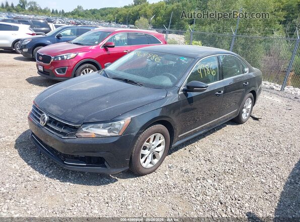 1VWAT7A3XHC067855 2017 VOLKSWAGEN PASSAT Black Przód lewy