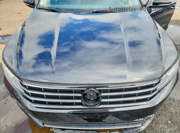 1VWBA7A35JC002671 2018 VOLKSWAGEN PASSAT Black Widok wnętrza z tyłu