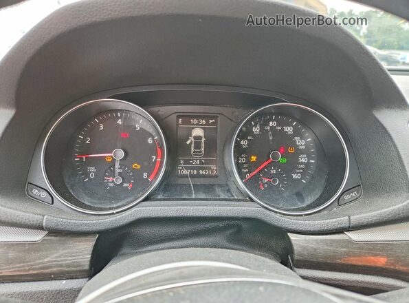 1VWBA7A35JC002671 2018 VOLKSWAGEN PASSAT Black Widok zestawu wskaźników