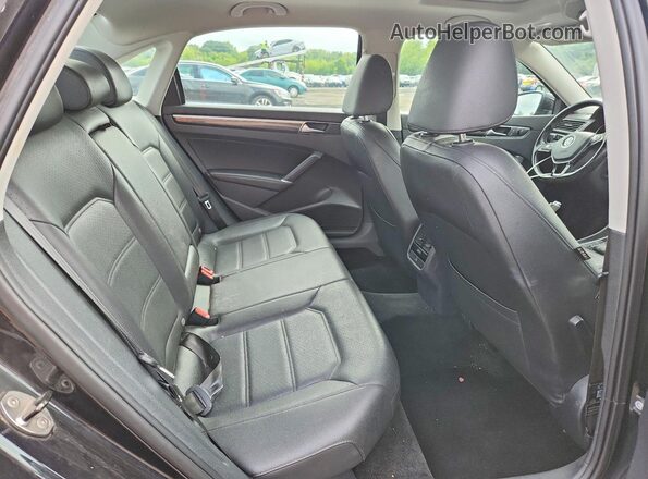 1VWBA7A35JC002671 2018 VOLKSWAGEN PASSAT Black Widok tylnych siedzeń