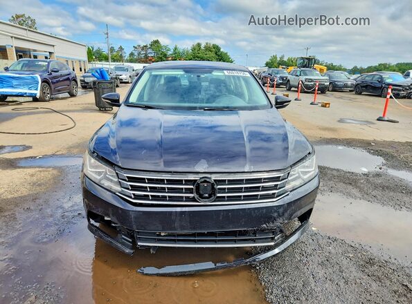 1VWBA7A35JC002671 2018 VOLKSWAGEN PASSAT Black Widok z przodu