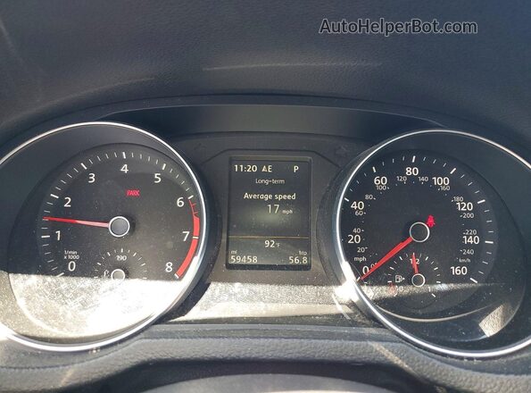 1VWBA7A35JC028509 2018 VOLKSWAGEN PASSAT White Widok zestawu wskaźników