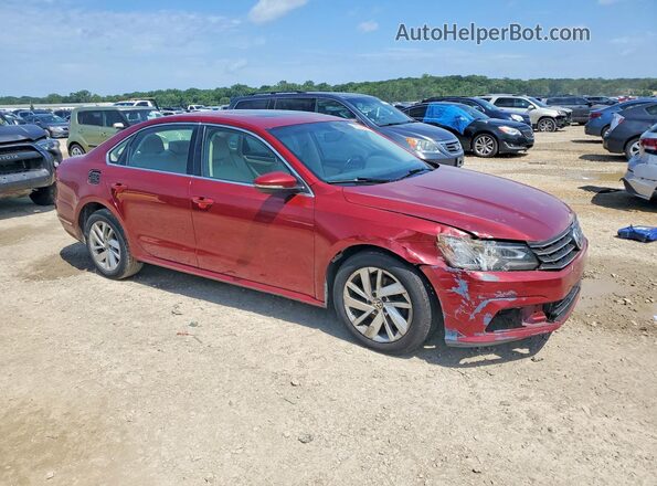 1VWBA7A37JC030939 2018 VOLKSWAGEN PASSAT Red Front right