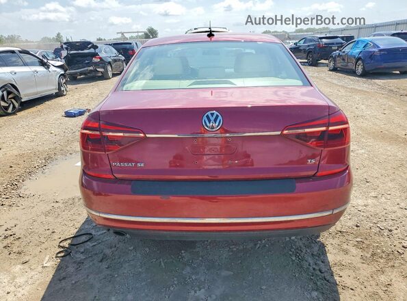 1VWBA7A37JC030939 2018 VOLKSWAGEN PASSAT Red Rear view