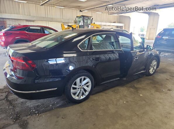 1VWBA7A38JC046972 2018 VOLKSWAGEN PASSAT Black Tył prawy