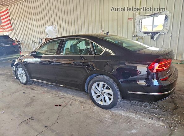 1VWBA7A38JC046972 2018 VOLKSWAGEN PASSAT Black Tył lewy