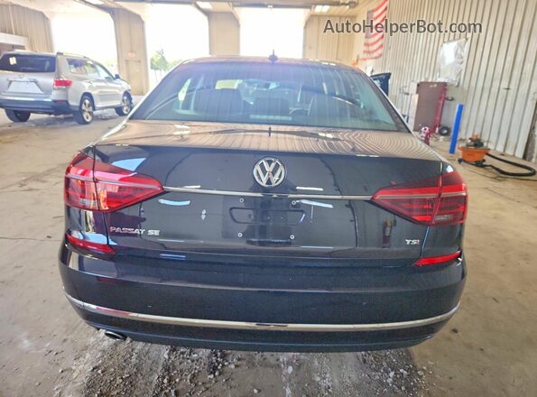 1VWBA7A38JC046972 2018 VOLKSWAGEN PASSAT Black Widok z tyłu