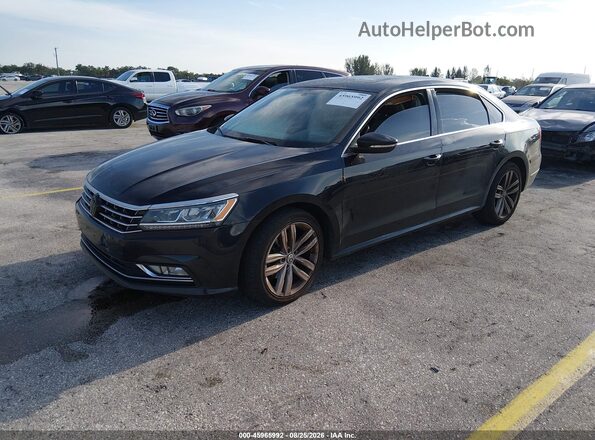 1VWBA7A39JC019442 2018 VOLKSWAGEN PASSAT Black Vista tres cuartos delantera izquierda