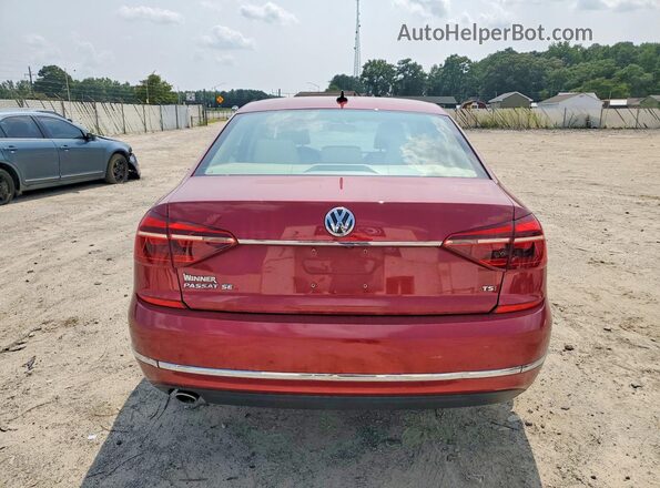 1VWBA7A3XJC019448 2018 VOLKSWAGEN PASSAT Красный Вид сзади